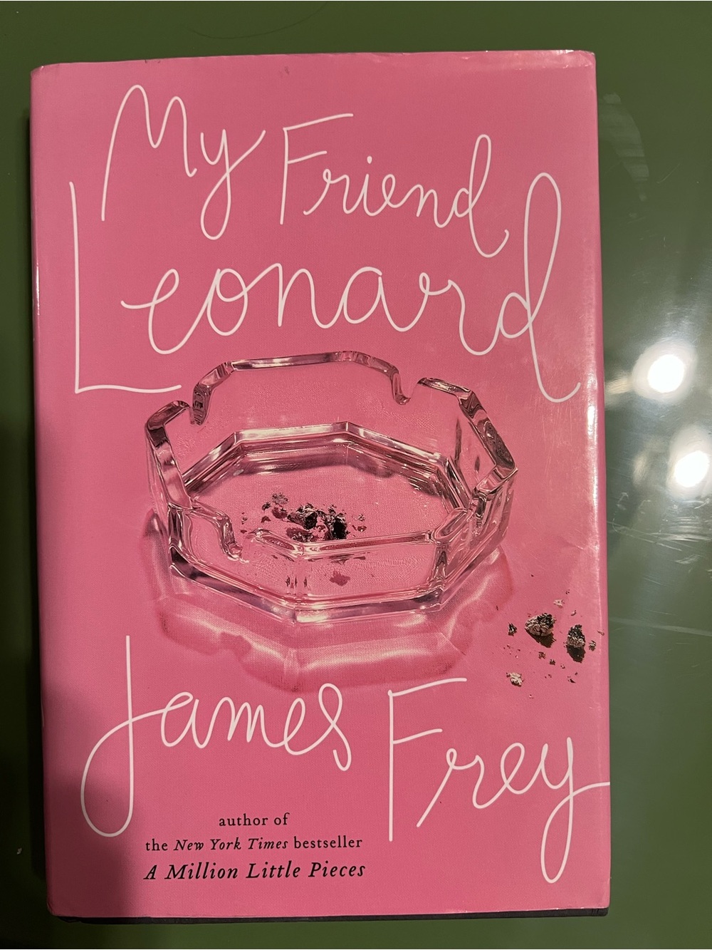 James Frey My Friend Leonard Pink Hardcover Book